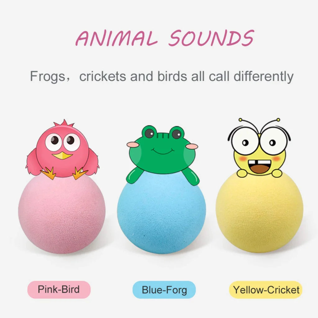Squeaky Ball Toy - Fun for Cats