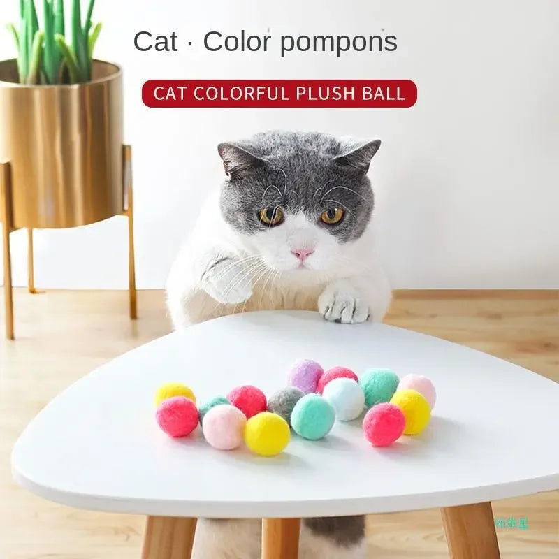 Cat Training Toy β Plush Ball Launcher for Active Play