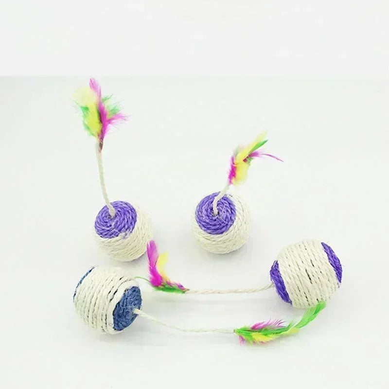 Cat Toy Sisal - Scratching Ball and Training Game