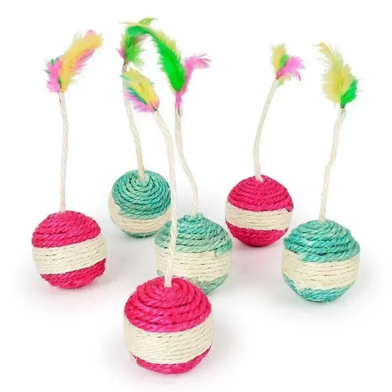 Cat Toy Sisal - Scratching Ball and Training Game