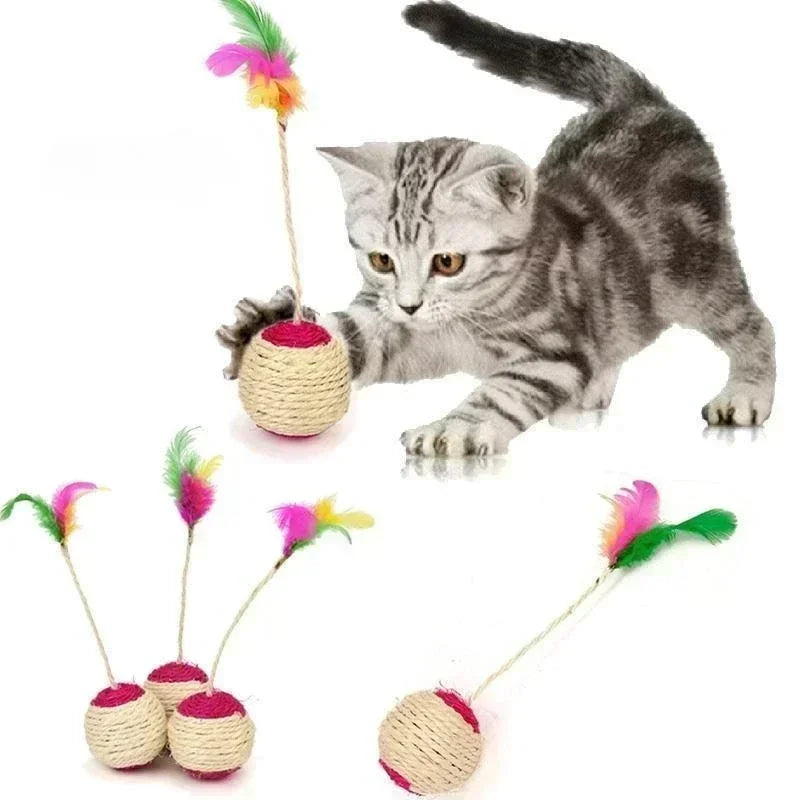 Cat Toy Sisal - Scratching Ball and Training Game