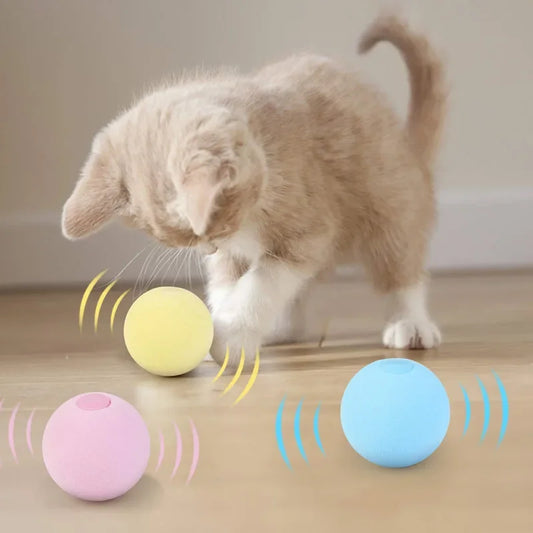 Squeaky Ball Toy - Fun for Cats