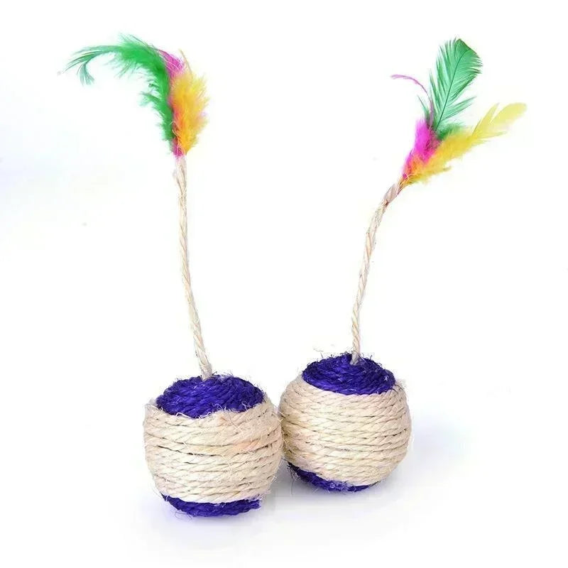 Cat Toy Sisal - Scratching Ball and Training Game